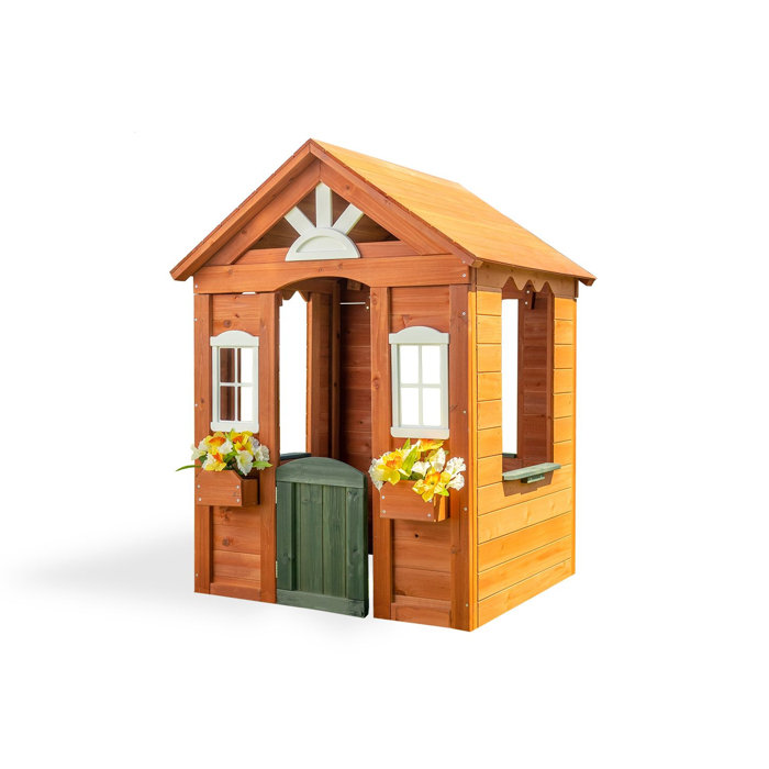 Natus Inc Bellevue 3.4' x 3.4' Indoor / Outdoor Playhouse & Reviews Wayfair